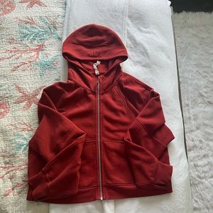 Lululemon scuba hoodie full zip in terracotta